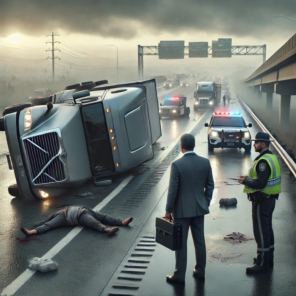 Truck Accident Lawyer Near Me Support After Big Rig Crash