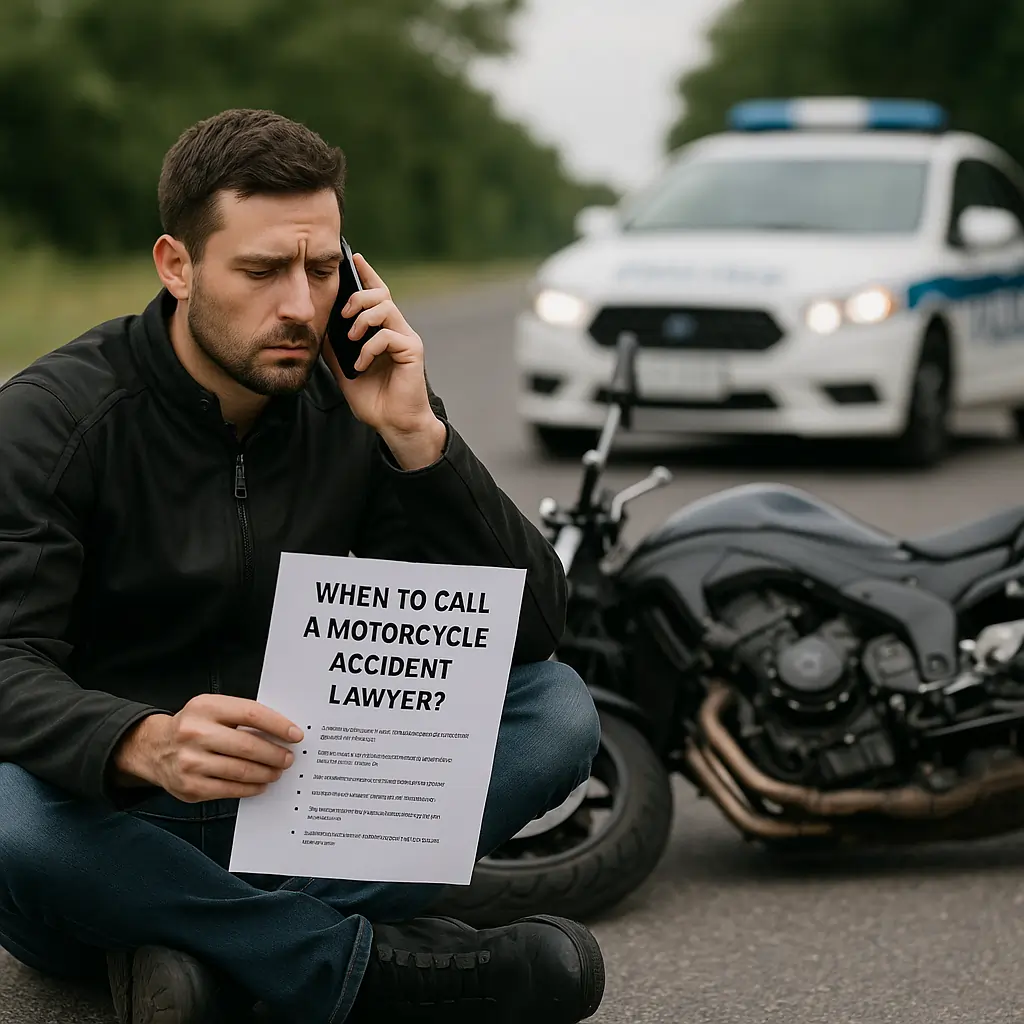 Motorcycle Accident Lawyer: When to Call After a Crash