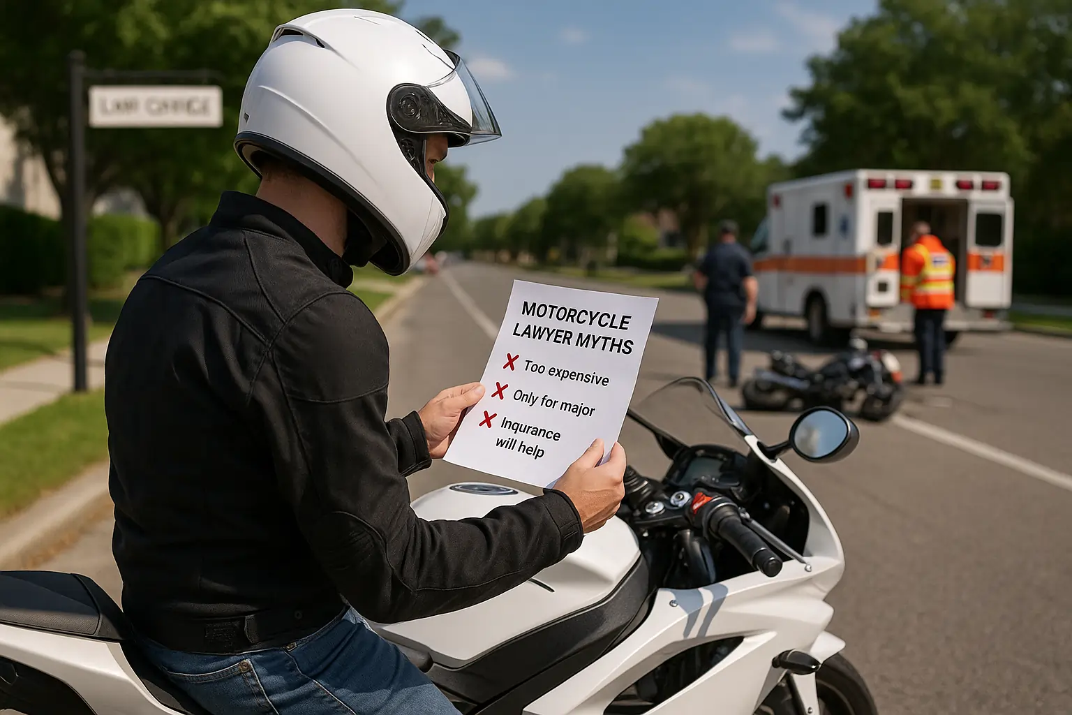 Motorcycle Accident Lawyer Myths That Mislead Riders