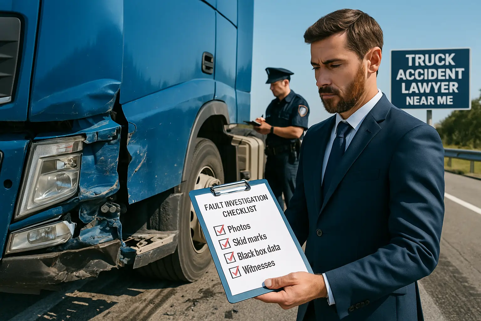 Truck Accident Lawyer Near Me: How They Prove Fault Fast