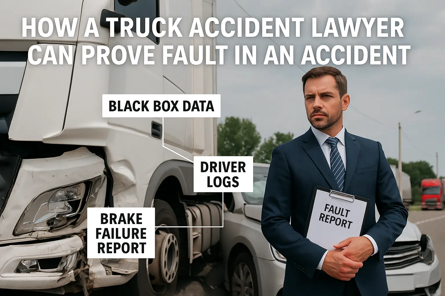 Truck Accident Lawyer: How They Prove Fault After a Crash