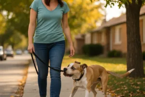 Dog Bite Legal Help Showing Victim and Animal Scene