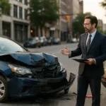 Nearby Car Accident Representation Assisting in Local Accident Scene