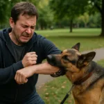 Regional Dog Bite Injury Claims Scene Showing Dog Attack in Park