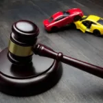 Hit And Run Auto Accident Claims Scene With Empty Road