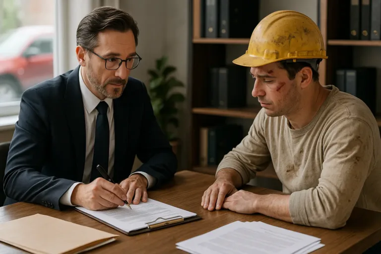 truck underride accident legal help with lawyer and client