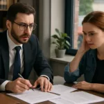 Drunk driving car accident settlement discussion in lawyer’s office