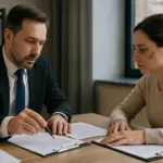 Local accident attorney discussing car crash liability investigation