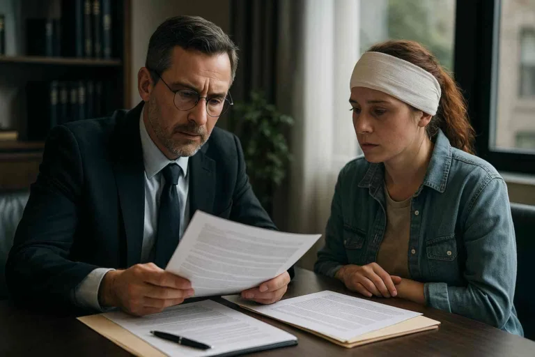 elevator accident cases legal consultation in office