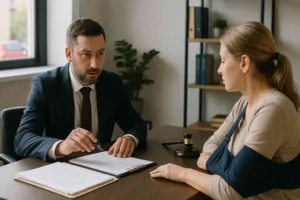 T-bone car crash lawyer helping client after intersection collision